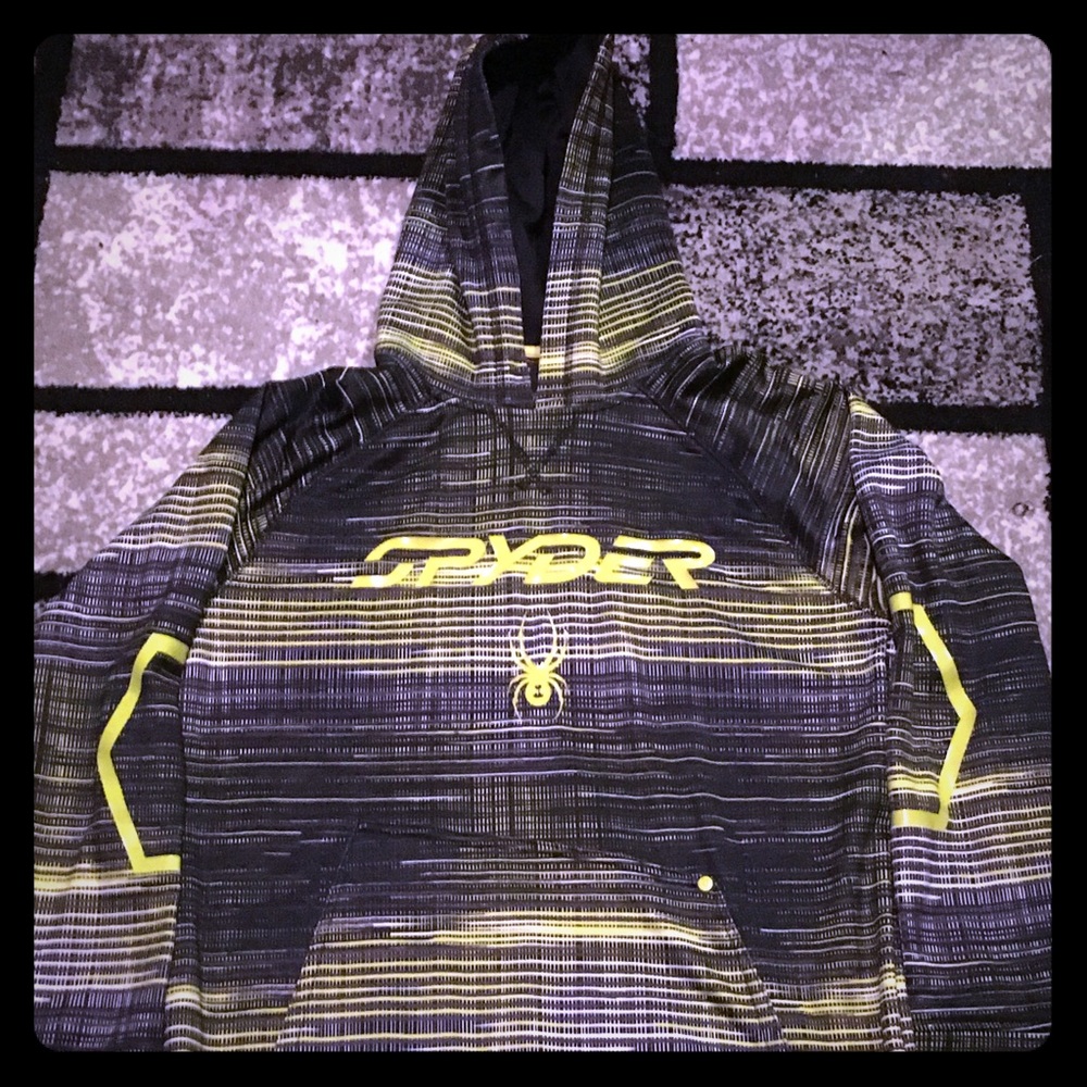 Boy’s Spyder hoodie yellow and black
